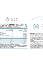 Nutriversum Collagen Liquid nutritional facts panel displaying ingredients and benefits.
